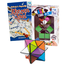 Clown Games
keezenspel reiseditie
of magic cube puzzel